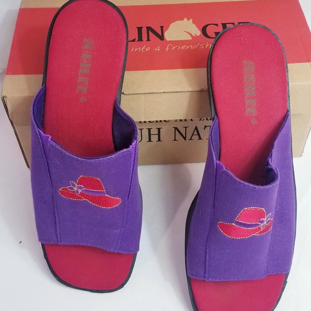 Jubilee "Frankly Scarlet" Red Hat Purple and Red